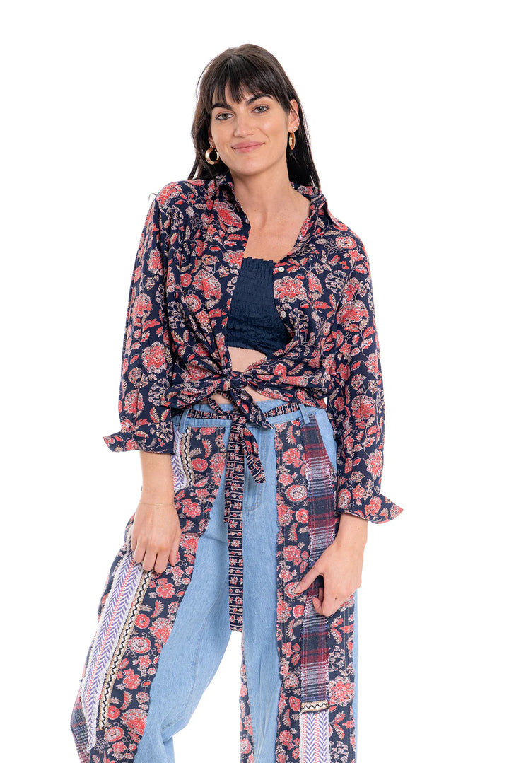 Pink Floral Shirt