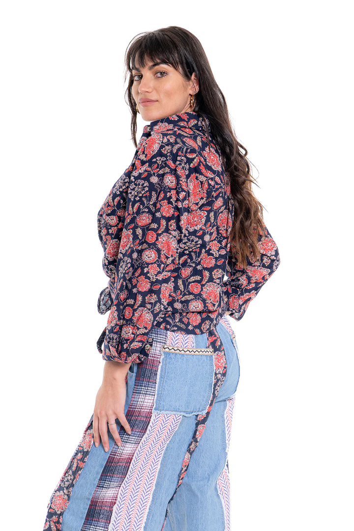 Pink Floral Shirt