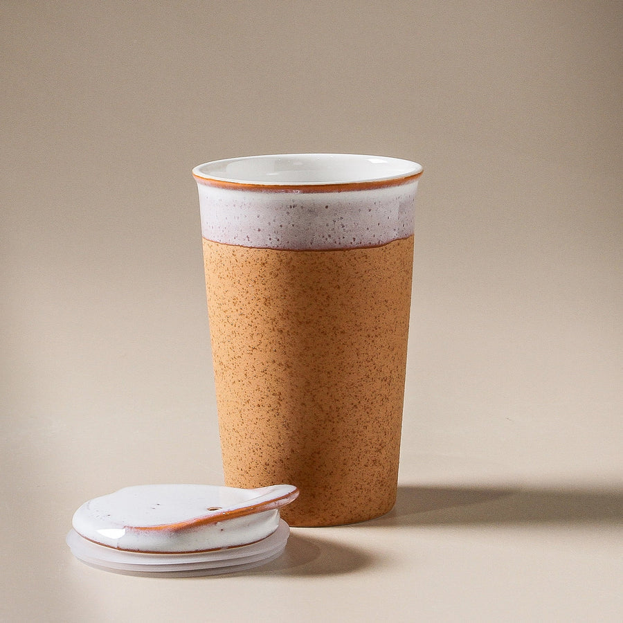 It's a Keeper Ceramic Cup Raw Earth