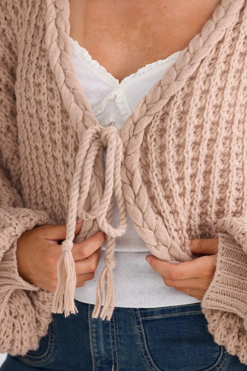 Zinnia Tie Cardi