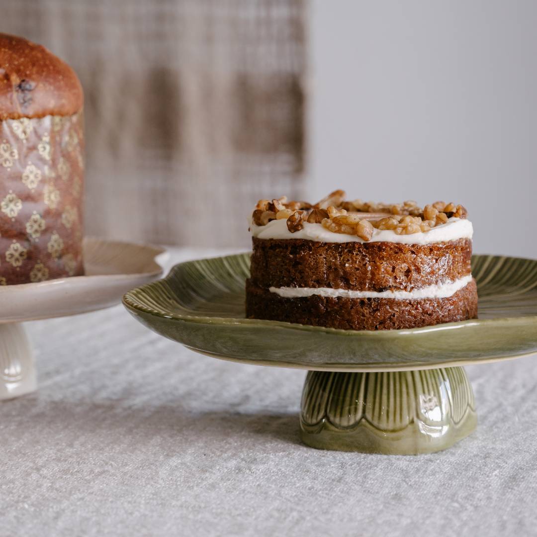 The Highlines Botanica Cake Stand - Moss