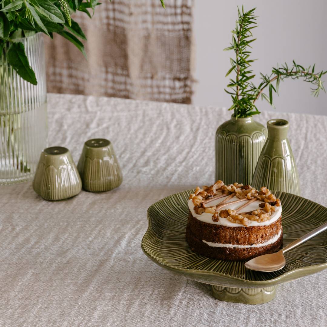 The Highlines Botanica Cake Stand - Moss