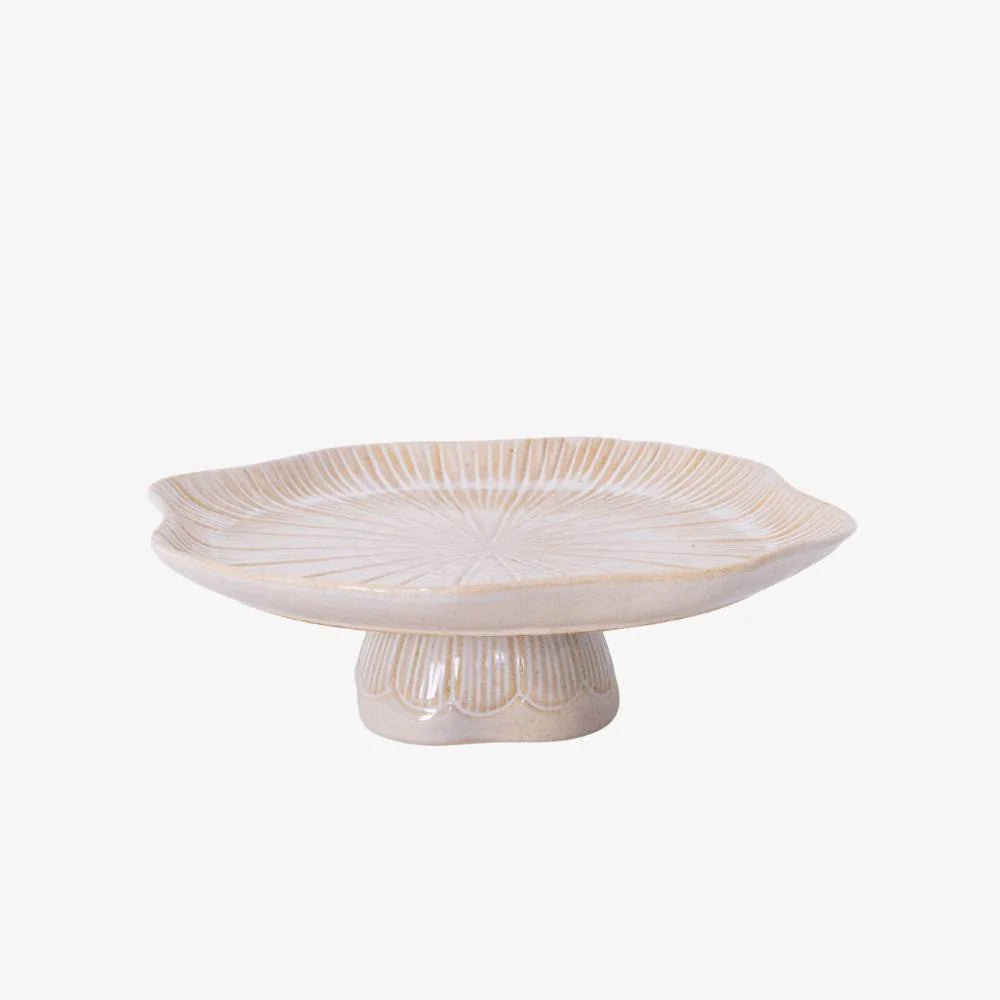 The Highlines Botanica Cake Stand - Oat