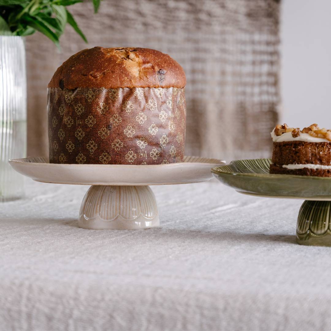The Highlines Botanica Cake Stand - Oat