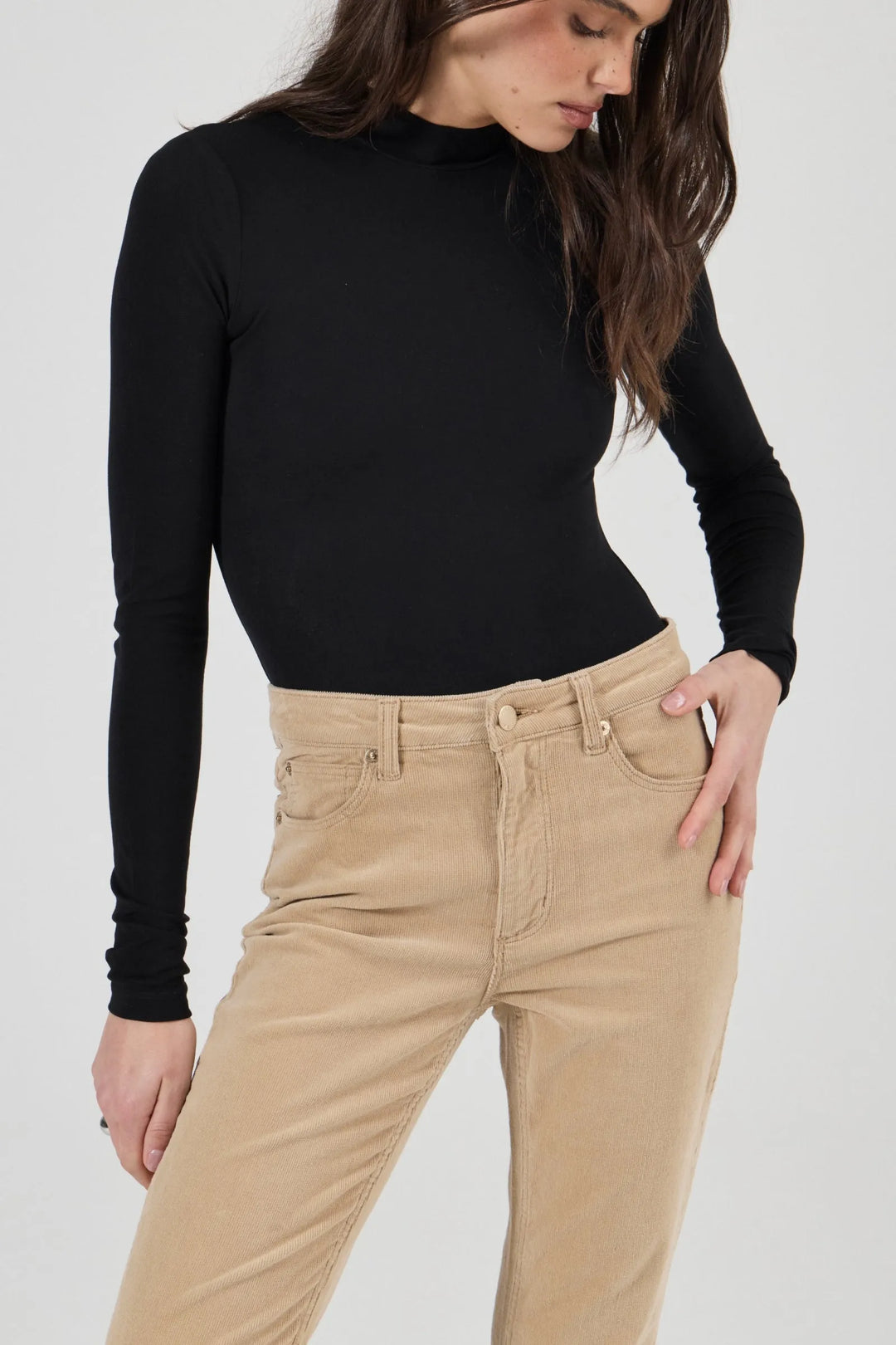 Midtown Boocut Jean - Dune Cord