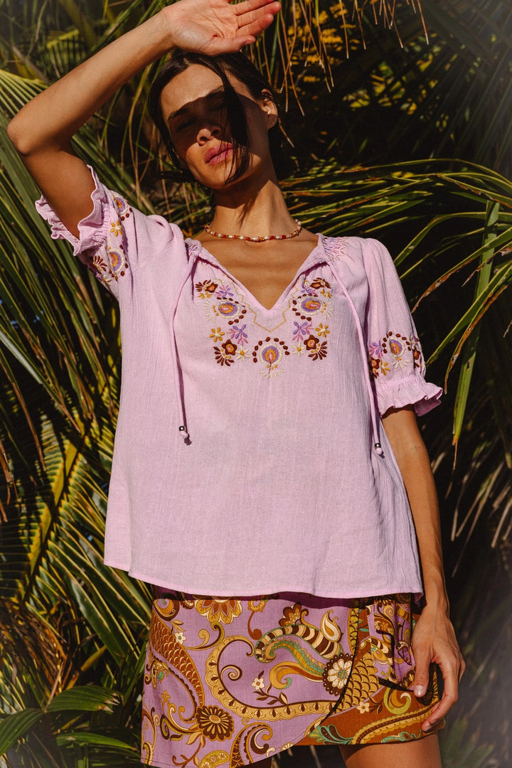 Bella Blouse - Petals
