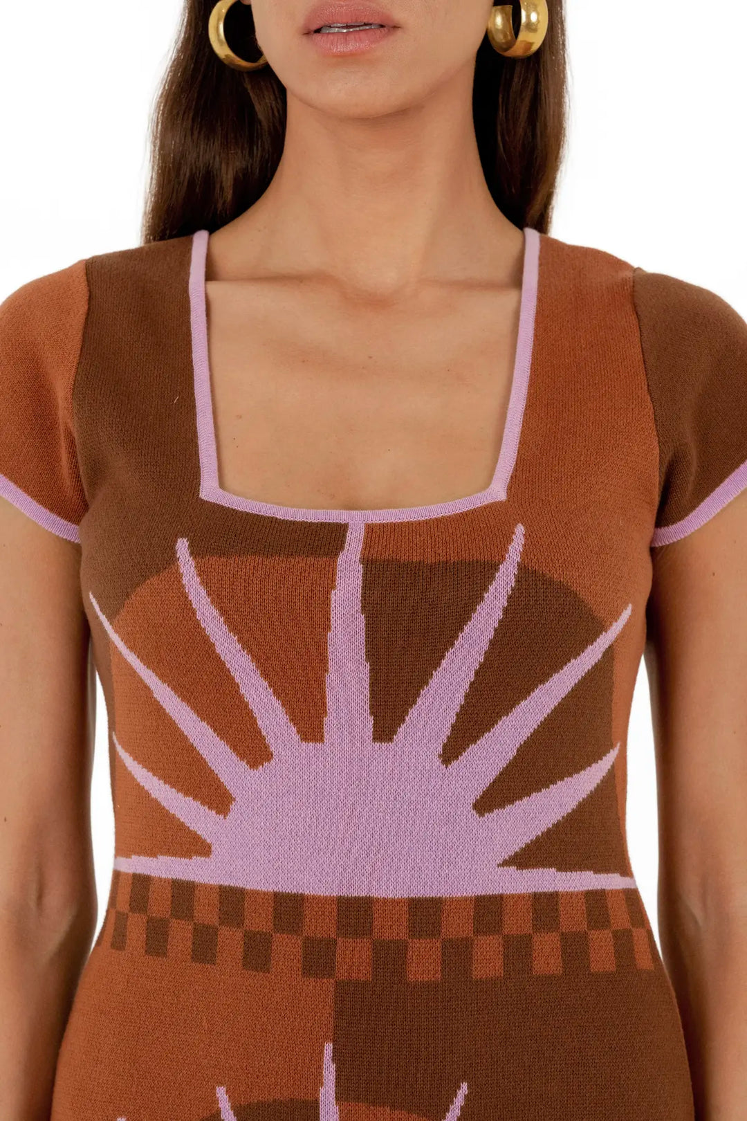 Charlie Midi Dress - Cocoa