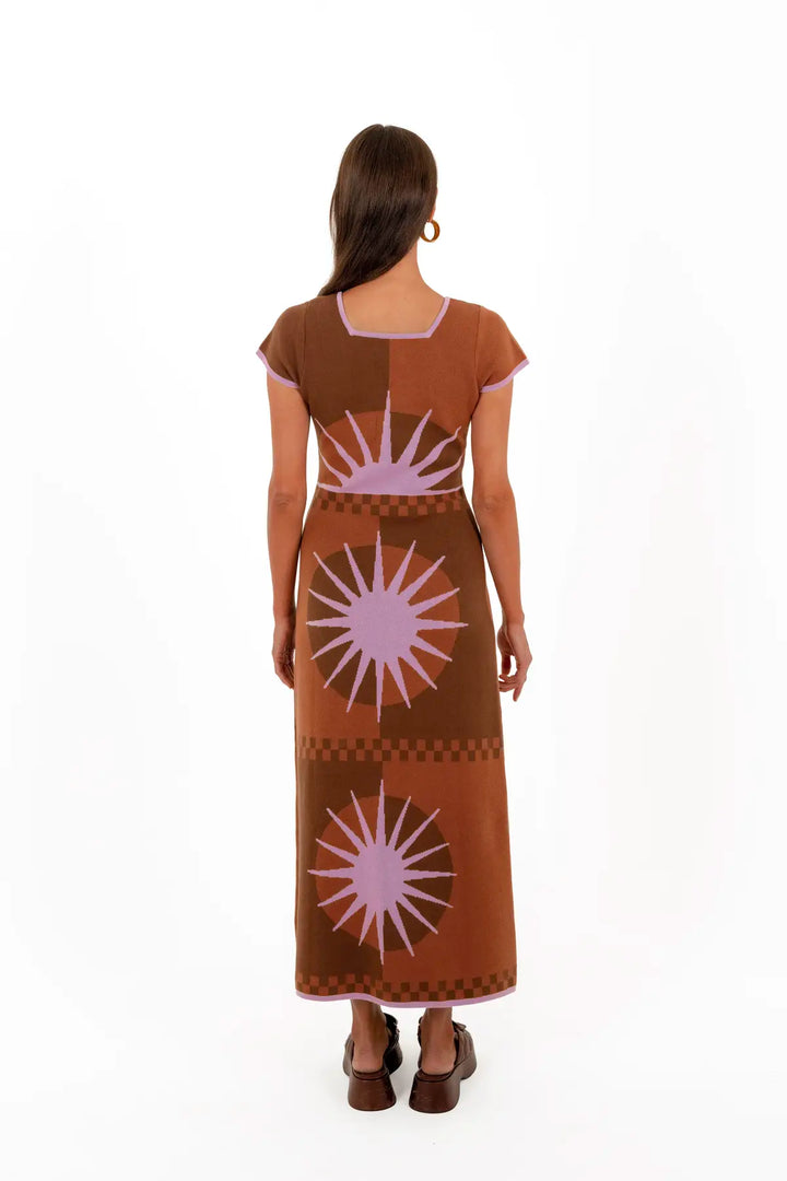 Charlie Midi Dress - Cocoa