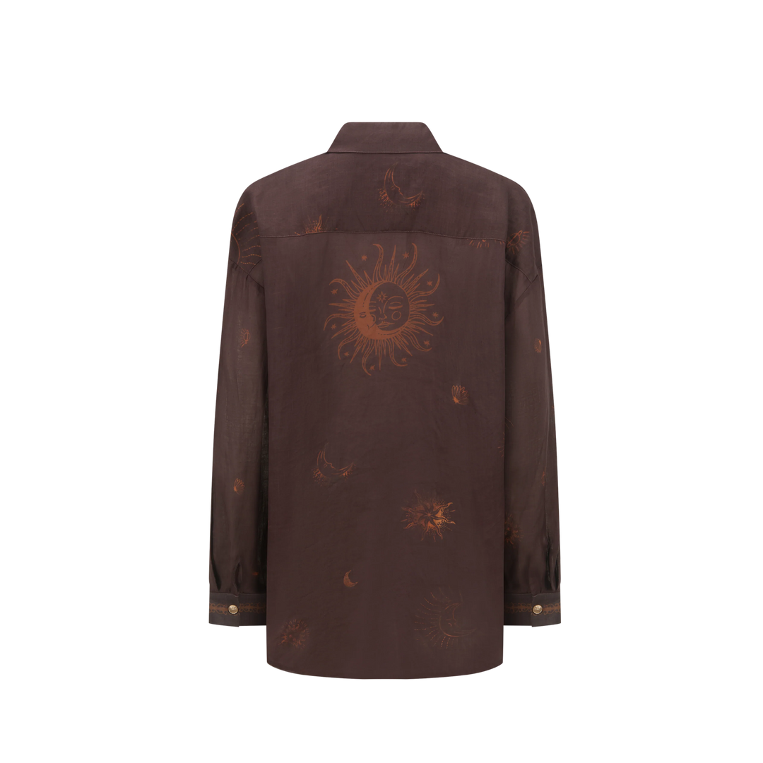 Dreamy Moons Long Sleeve Shirt