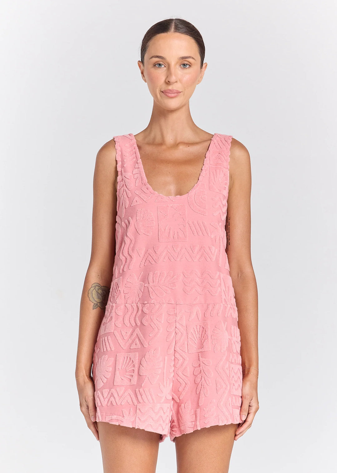 Mai Tai Romper - Rose