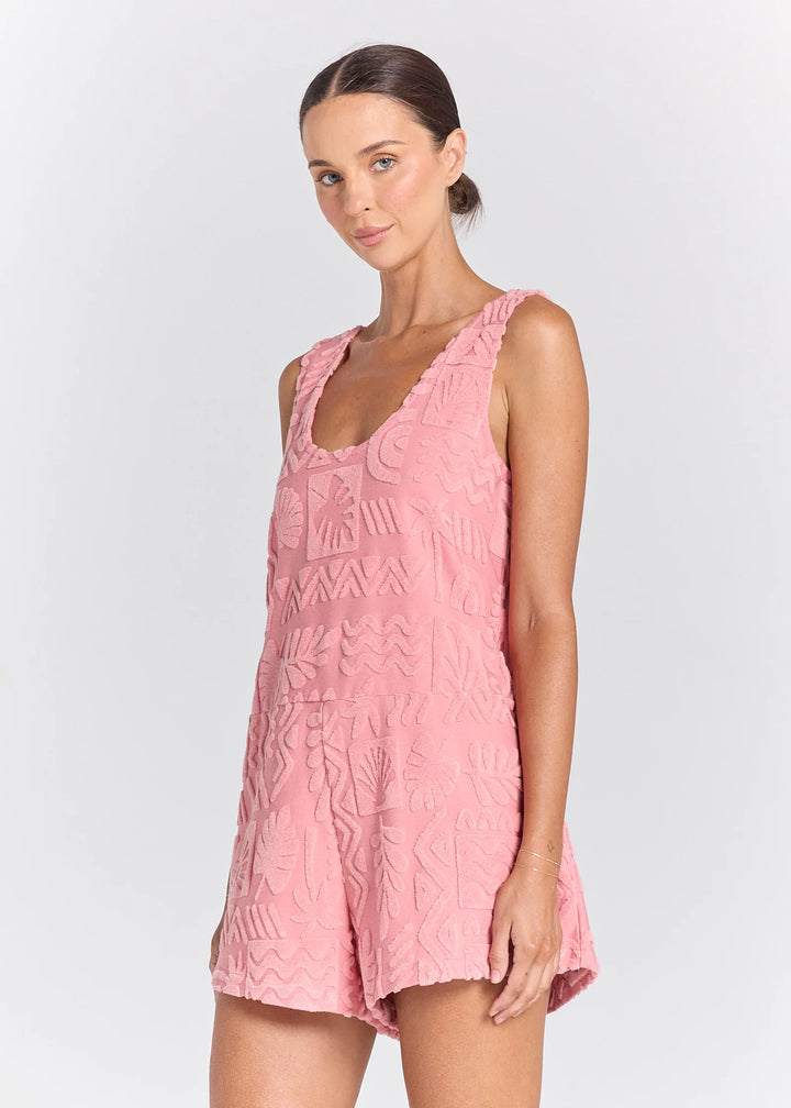 Mai Tai Romper - Rose