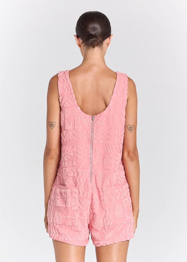 Mai Tai Romper - Rose