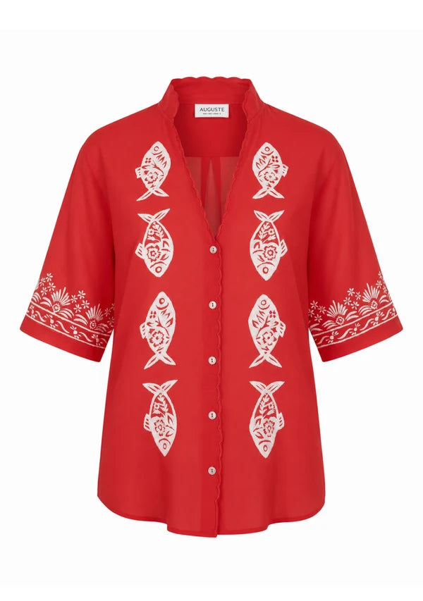 Sardine Embroidered Blouse