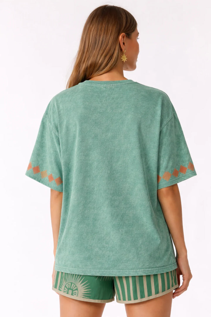 Silver Sun Tee in Nautical