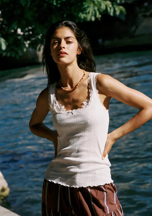 Mazie Tank - White