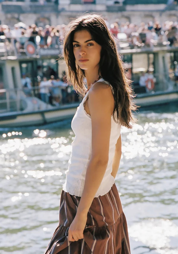 Mazie Tank - White