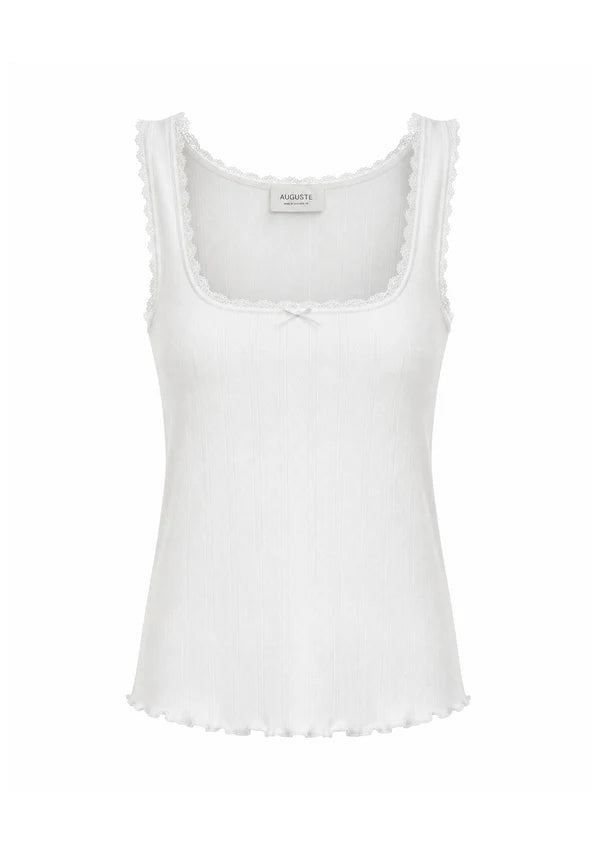 Mazie Tank - White