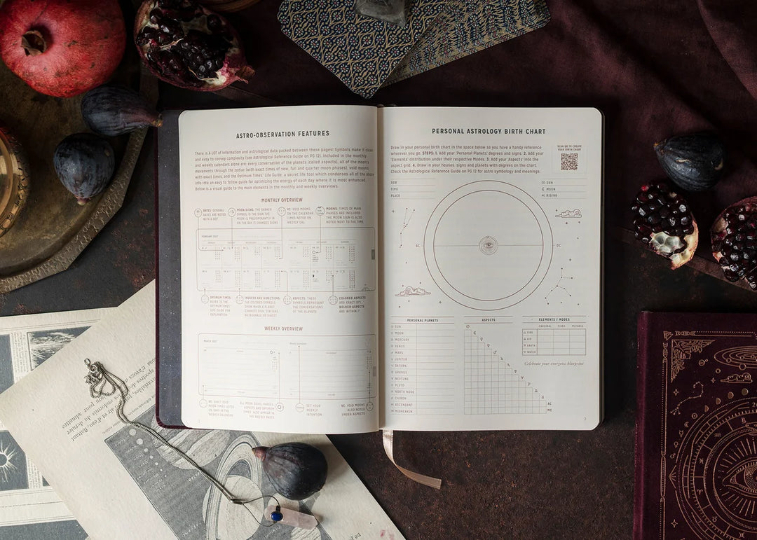 2027 Astrological Planner ~ Pomegranate