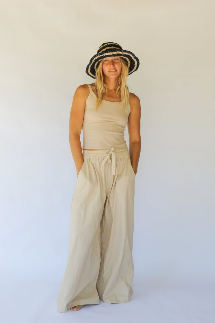 POLLY SHORT BRIM HAT | DRIFT STRIPE