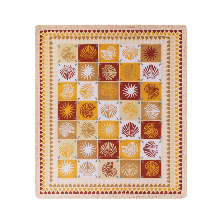 Seashell Throw ~ Sand