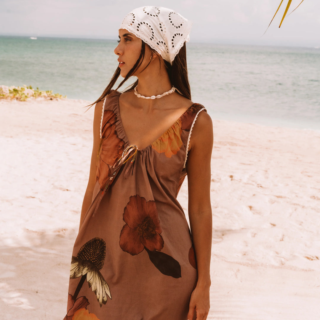 Glades Maxi Dress - Cedar