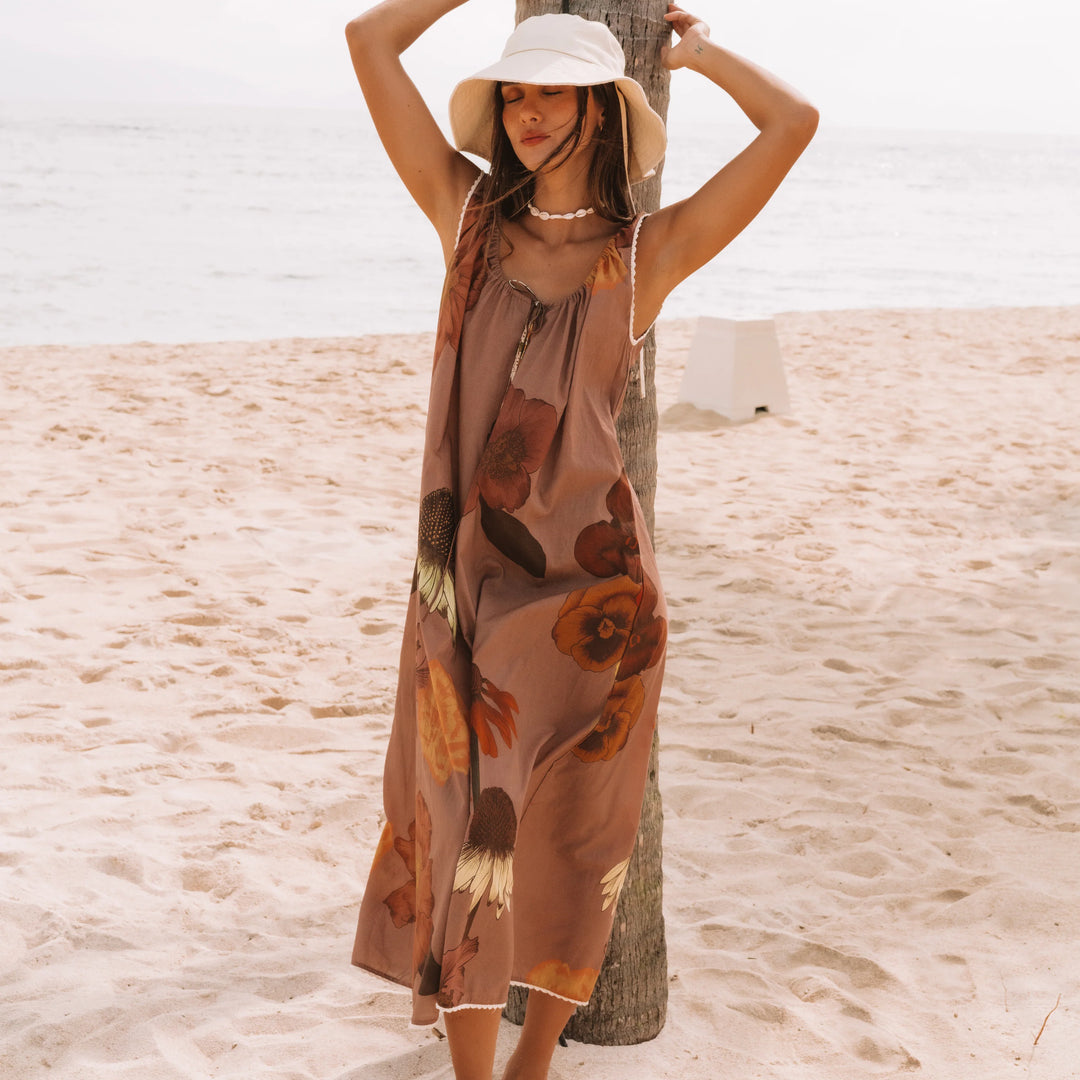 Glades Maxi Dress - Cedar
