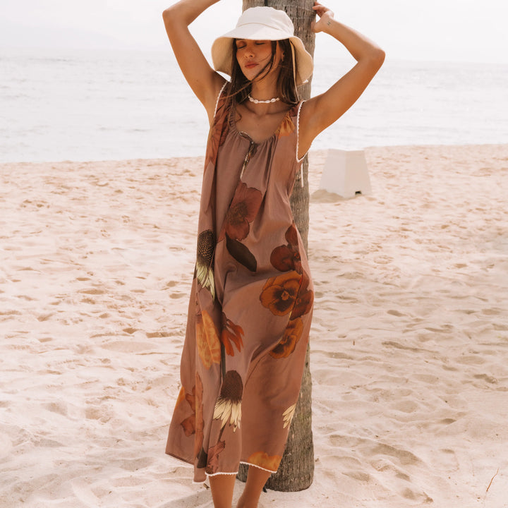 Glades Maxi Dress - Cedar