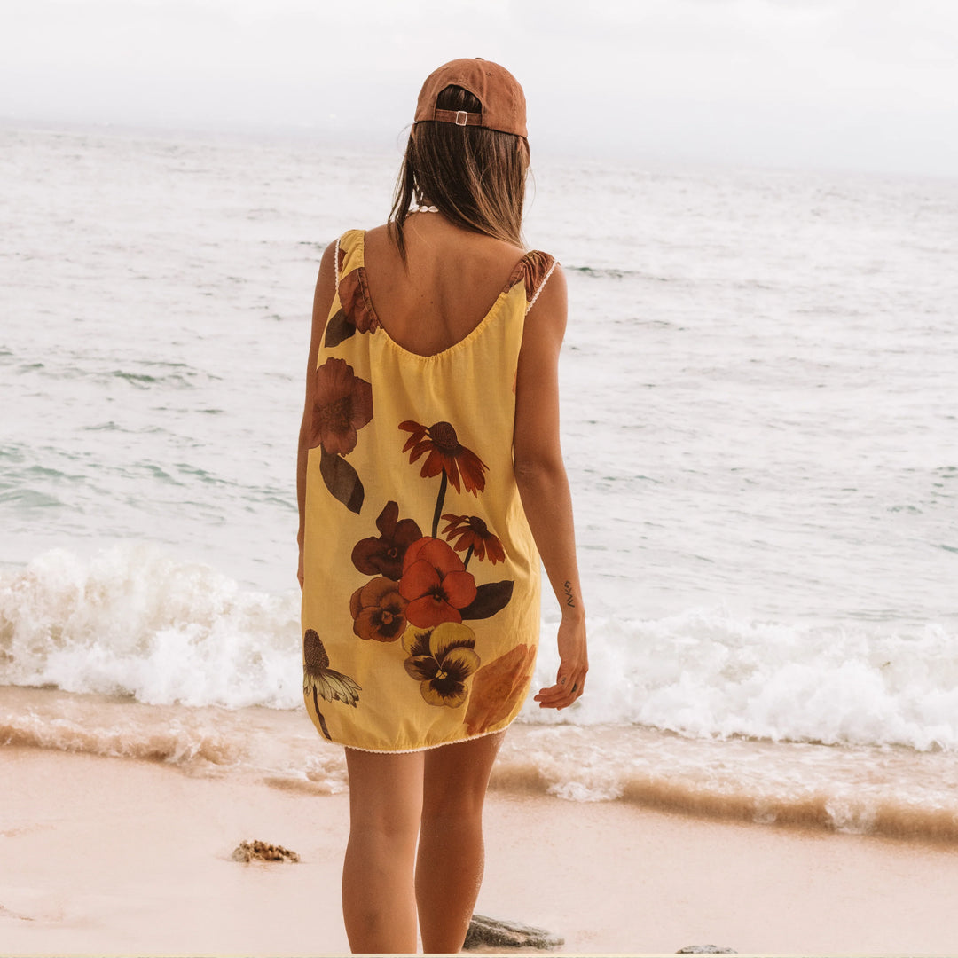 Glades Mini Dress - Chamomile