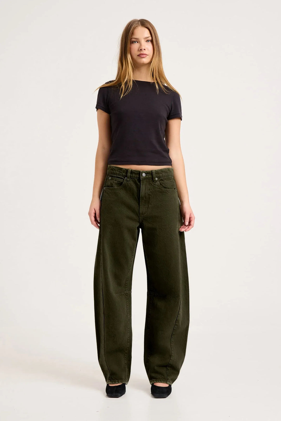 Arc Barrel Jeans Long Military