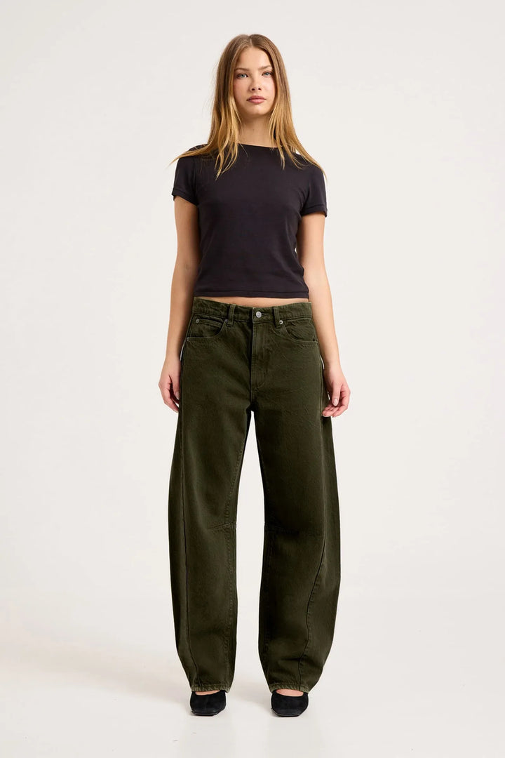 Arc Barrel Jeans Long Military