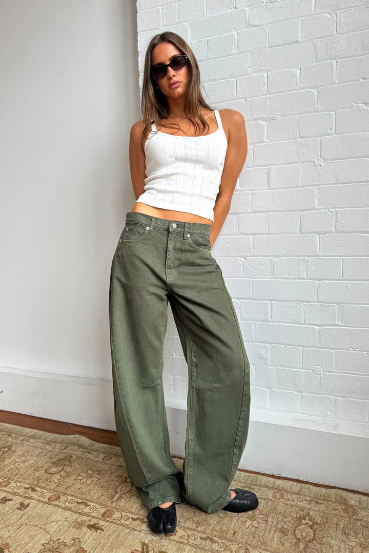Arc Barrel Jeans Long Military