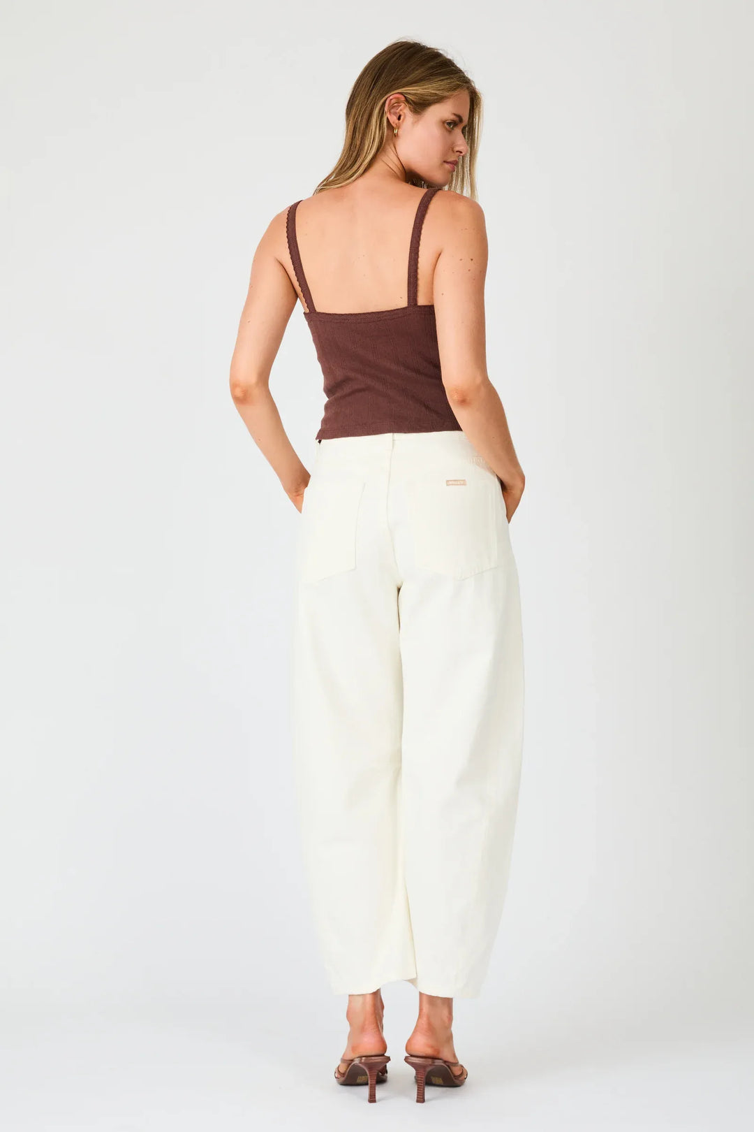 Pointelle Cami Chocolate