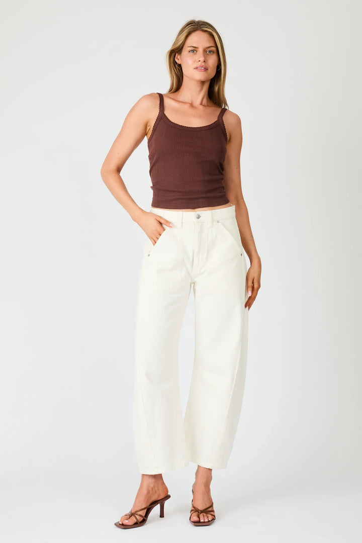 Pointelle Cami Chocolate