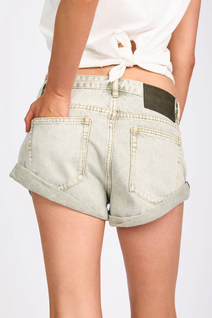 Bandits Low Waist Denim Shorts - Antique Khaki