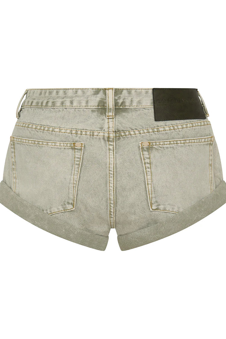Bandits Low Waist Denim Shorts - Antique Khaki