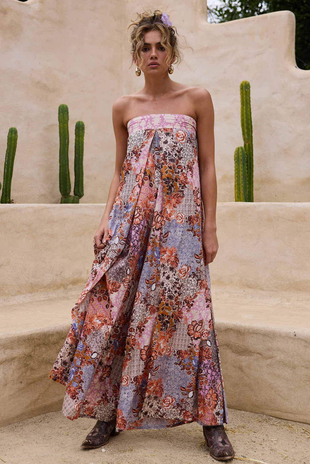 Lucky Charm Jumpsuit - Dream Weaver W Meadow Muse