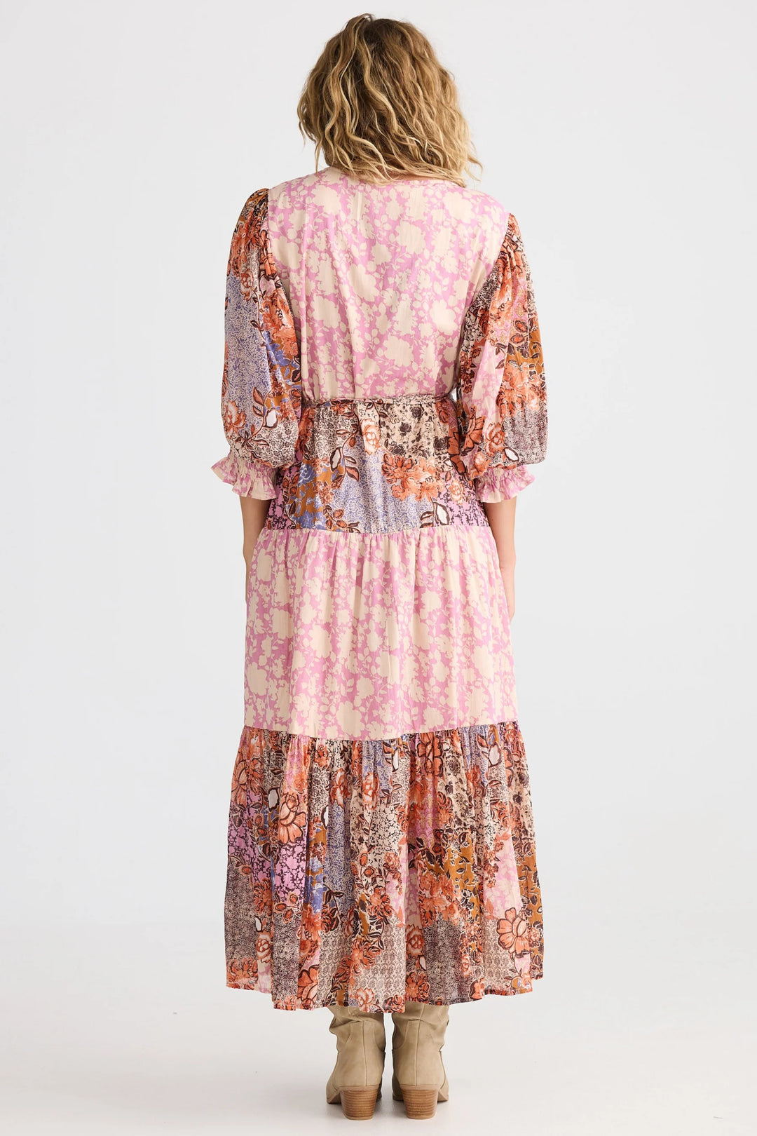 Tara Wrap Dress - Dream Weaver W Meadow Muse