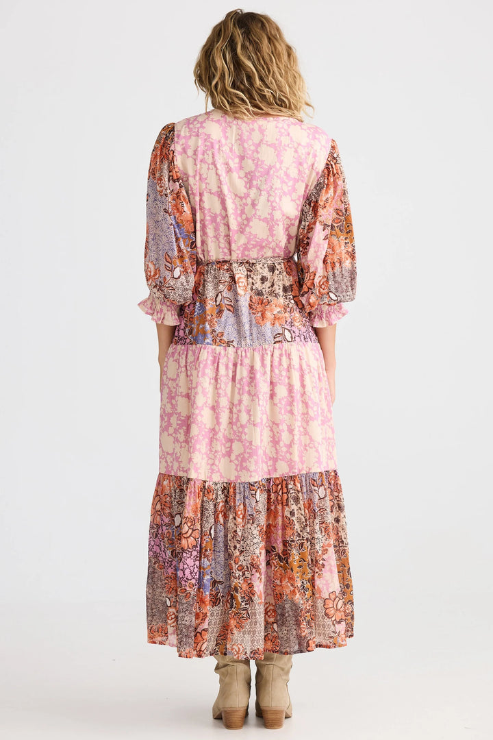 Tara Wrap Dress - Dream Weaver W Meadow Muse