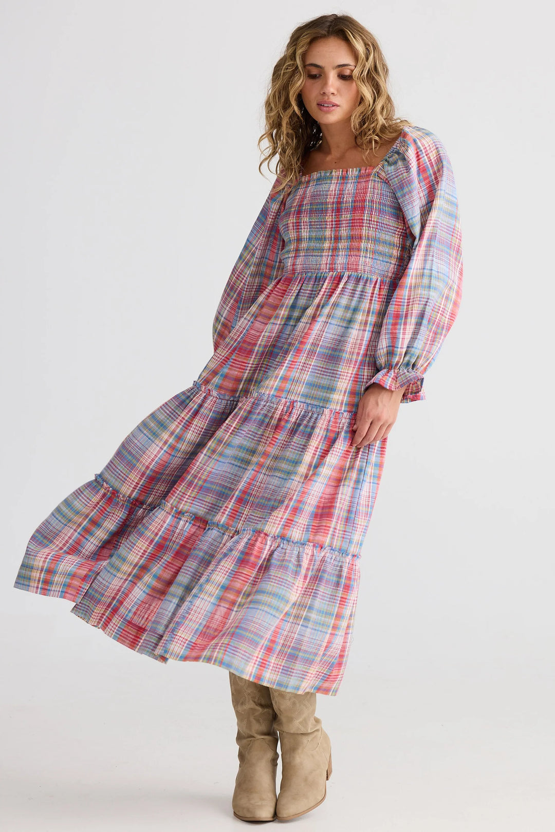 Savannah Dress - Picnic Check