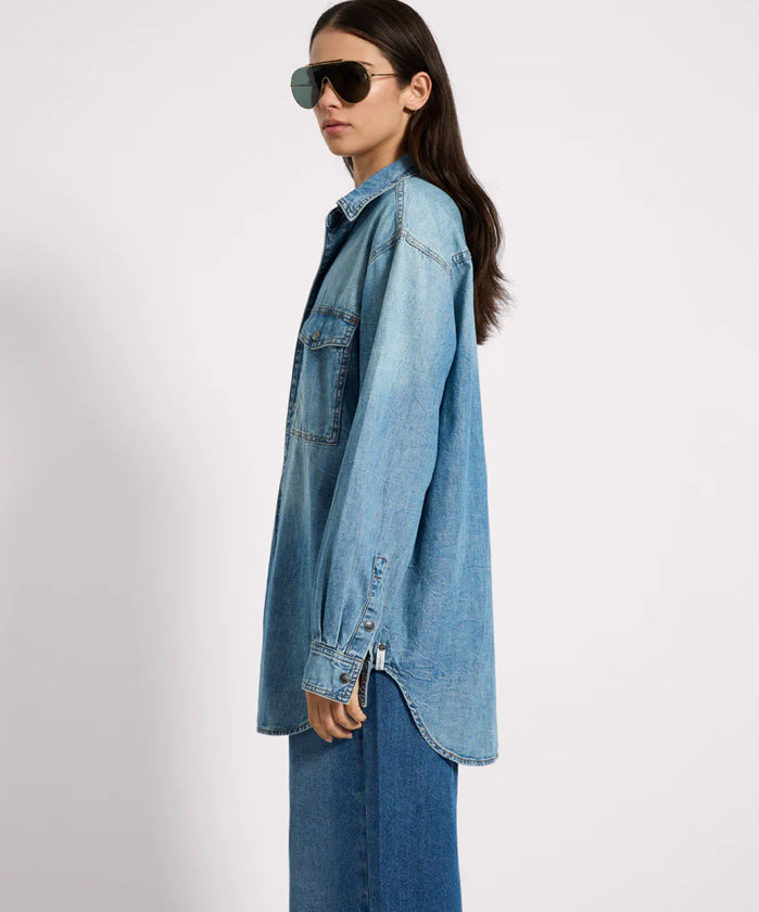 Essential Denim Shirt - Blue Crush