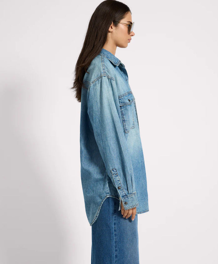 Essential Denim Shirt - Blue Crush
