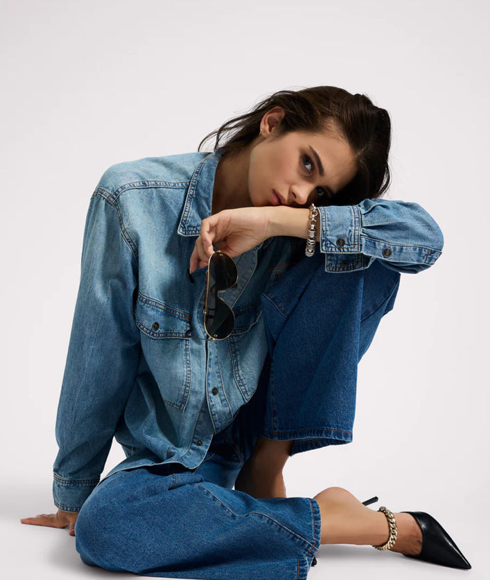 Essential Denim Shirt - Blue Crush