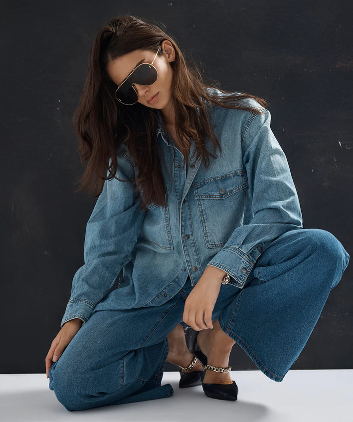 Essential Denim Shirt - Blue Crush