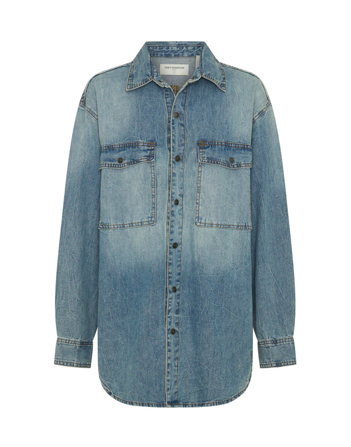 Essential Denim Shirt - Blue Crush