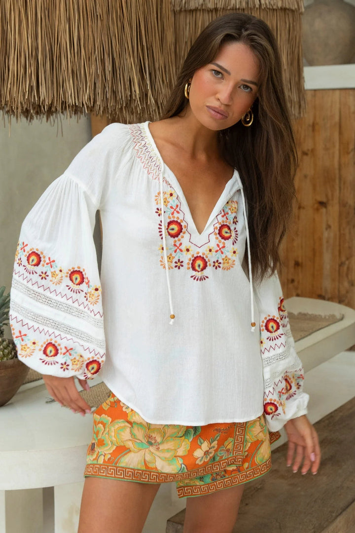 Iris Blouse - Sienna