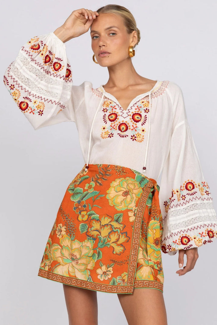 Iris Blouse - Sienna