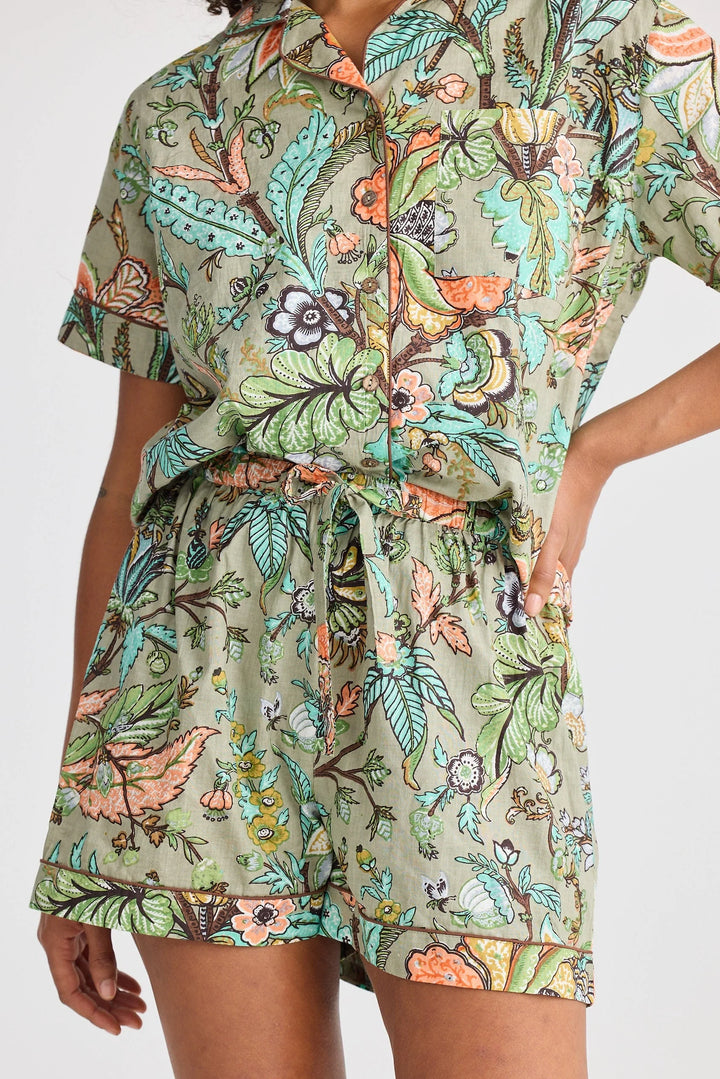 Namaste Pyjama Set - Madagascar Print