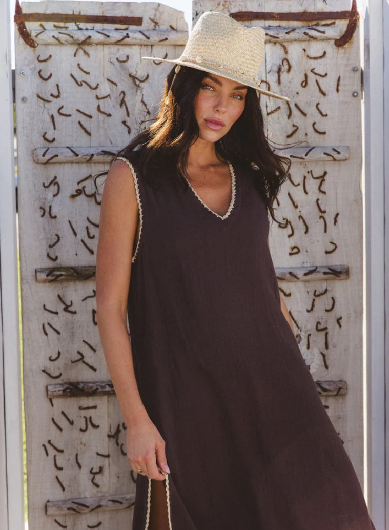 Paloma Dress - Espresso