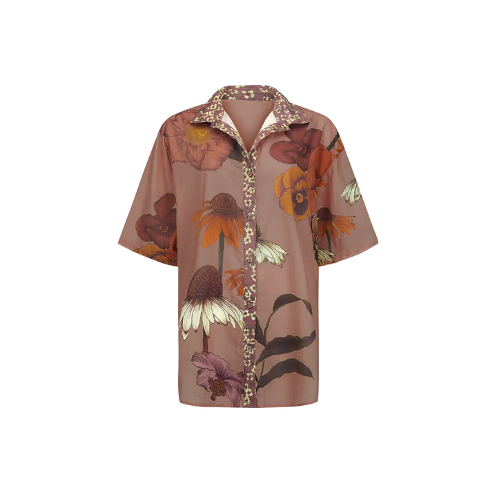 Glades Over Swim Shirt - Cedar