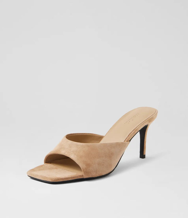 Preetence Light Choc Suede Sandals
